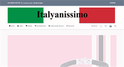 Desktop Screenshot of italyanissimo.com